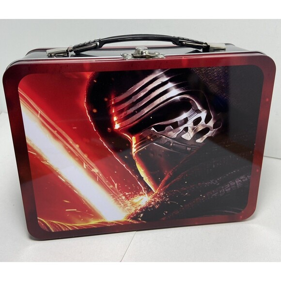 Vandor Star Wars Tin Tote The Force Awakens Darth Vader Metal Large Lunch Box - Picture 7 of 7